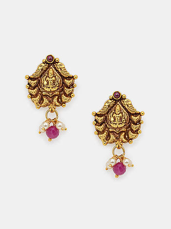 Ajara Earrings in Gold Plated 925 Silver