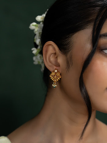 Ananta Earrings in Gold Plated 925 Silver
