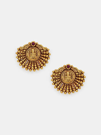 Nishtha Earrings in Gold Plated 925 Silver