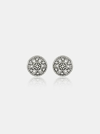 Jaan Stud Earrings in 925 Silver