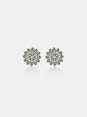 Goonj Stud Earrings in 925 Silver