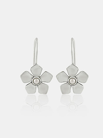 Cecilia G Earrings in 925 Oxidised Silver