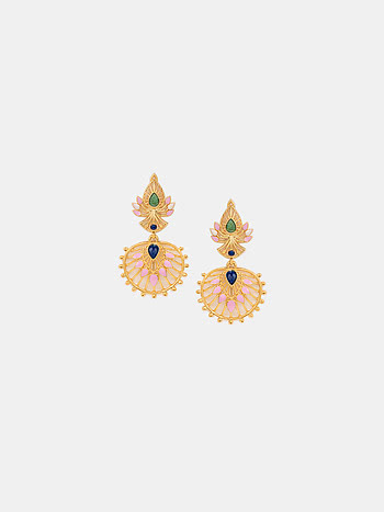 Aalekhya Earrings in Gold Plated 925 Silver