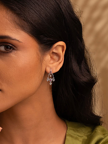 The MatraChhaya Elephant Earrings in 925 Silver
