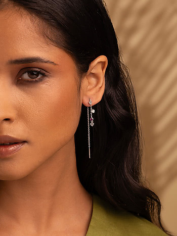 Unshakable Anchor Elephant Earrings in 925 Silver