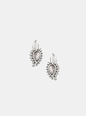 Rangat Earrings in 925 Oxidised Silver