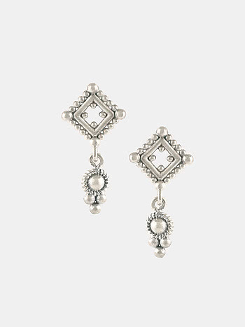 Spontaneity Earrings in Oxidised 925 Silver