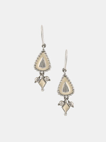 Pratoli Earrings in Oxidised 925 Silver