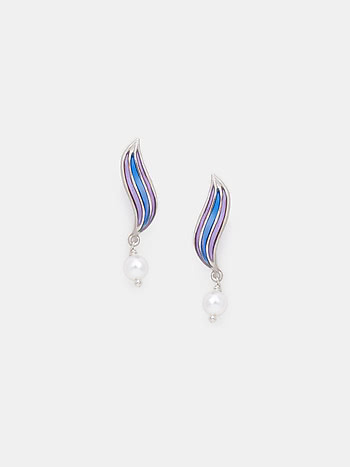 Sway through Time Earrings in 925 Silver