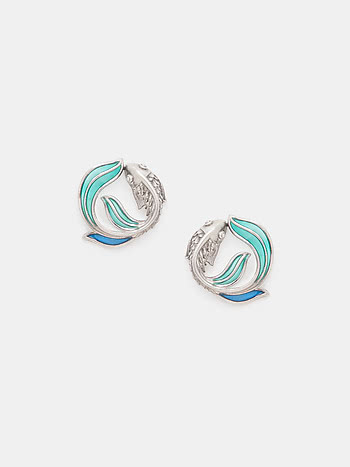 Flow Through Storms Earrings in 925 Silver
