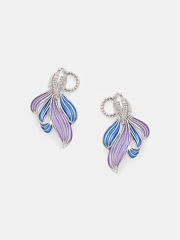 Sway through the Unseen Earrings in 925 Silver