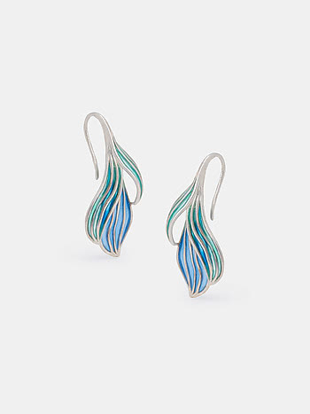 Flow through the Void Earrings in 925 Silver