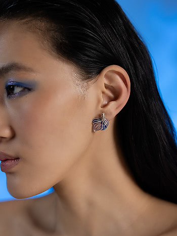 Flow Through Tides Earrings in 925 Silver