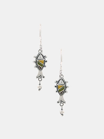 Motsho Earrings in Oxidised 925 Silver
