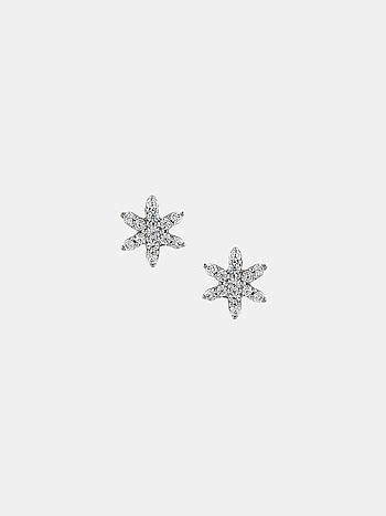 Frost Petal Studs Earrings in 925 Silver