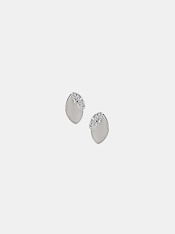 Petal Glow Studs Earrings in 925 Silver