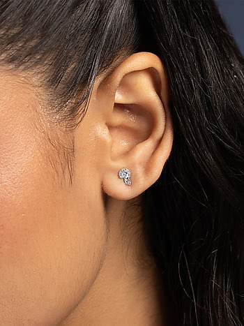 Swan Earrings in 925 Silver