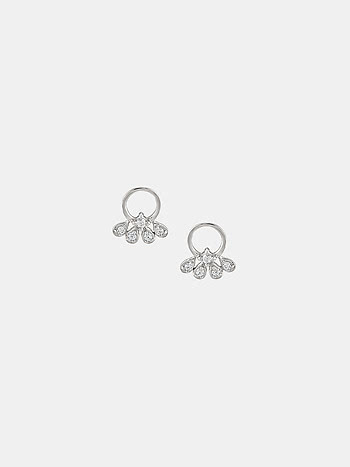 Trefoil Bloom Studs Earrings in 925 Silver
