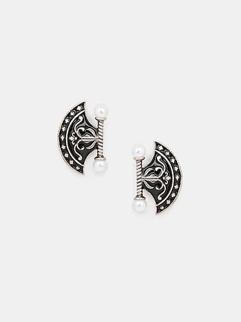 Untamed Axe Earrings in 925 Silver