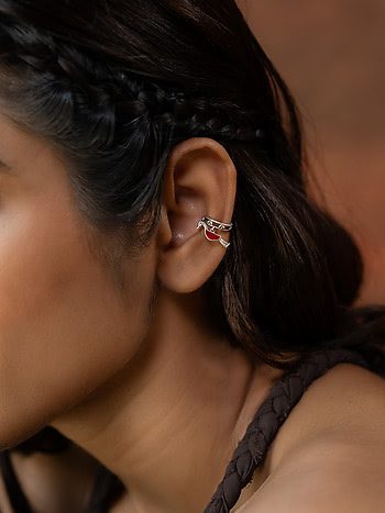 Shuk Earrings in 925 Silver