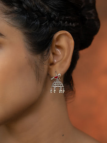 Gharta Earrings in 925 Silver