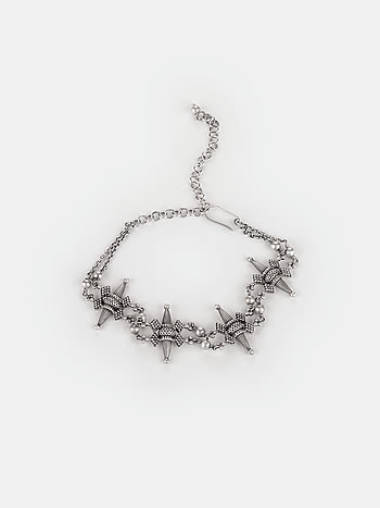Antique Akhyos Dance Anklet in 925 Silver