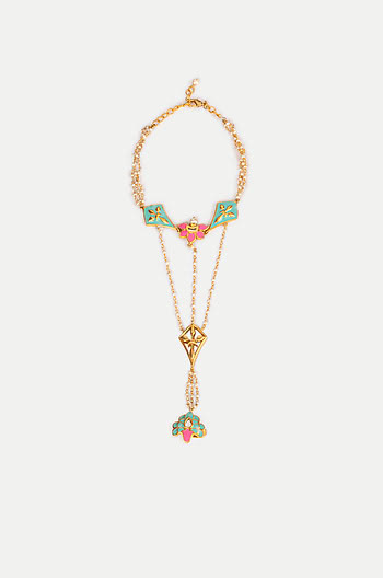 Iski Uski Single Foot Harness in Gold Plated Brass