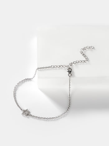 Rewrite the Stars Anklet in 925 Silver