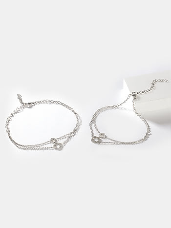 Lady Luck Anklets in 925 Silver
