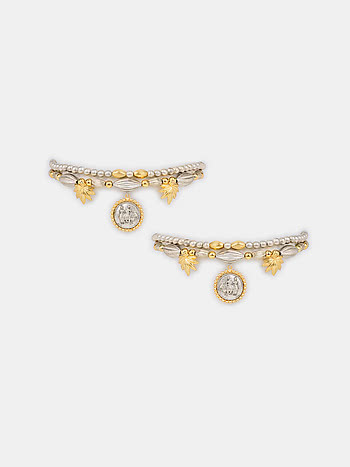 Preethi Anklets in Dual Plated in 925 Silver