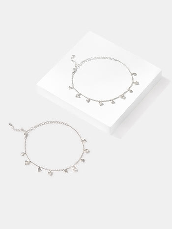 You and Your Restless Fidgeting Anklets in 925 Silver