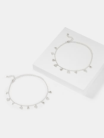You and Your Restless Fidgeting Heart Anklets in 925 Silver
