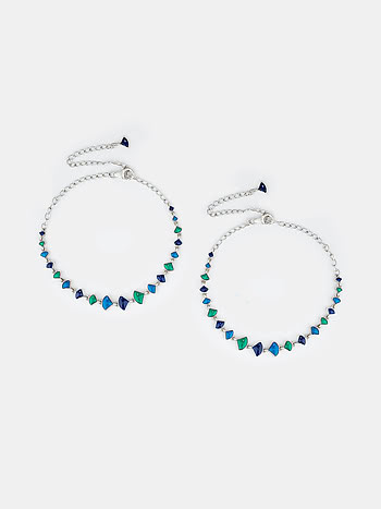 Owning My Spontaneous Adventures Anklet in 925 Silver