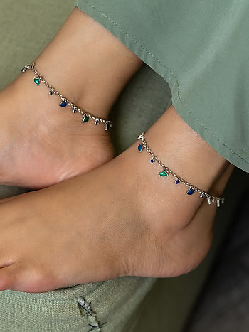 Owning My Goofy Self Anklet in 925 Silver