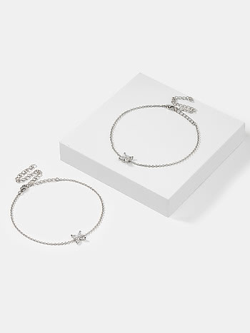 Walk Me Home Anklets in 925 Silver