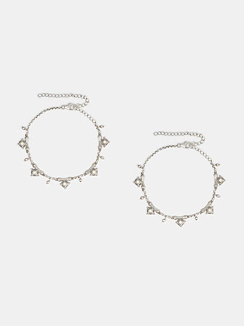 Sesayana Sculpture Anklets in Oxidised 925 Silver