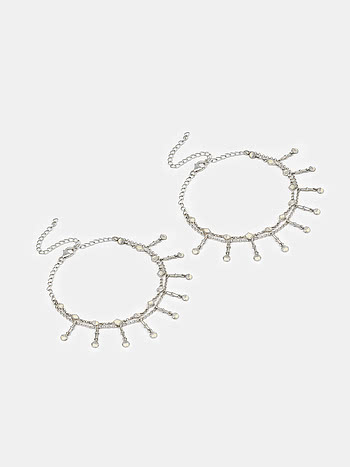 Rituh Anklets in Oxidised 925 Silver