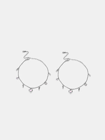 Bring in the Cheer Heart Anklets in 925 Silver