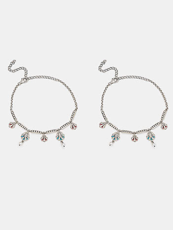Roka Rishta Anklets in 925 Silver