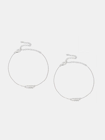 Thousand Years Anklet in 925 Silver