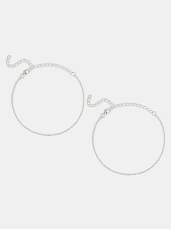 Lumen minimal Anklets in 925 Silver