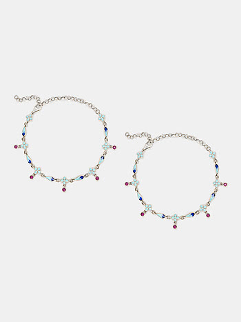 Sur Anklets in 925 Silver