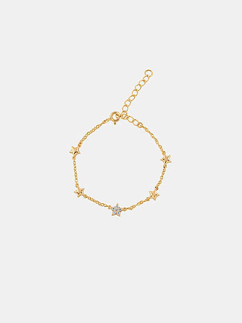 Winged Wonder Anklet in Gold Plated 925 Silver For Kids