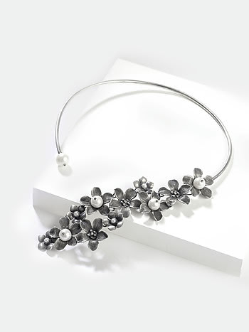 Jen W Necklace in 925 Silver