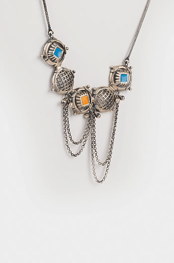 Antique Pash Sculpture Necklace