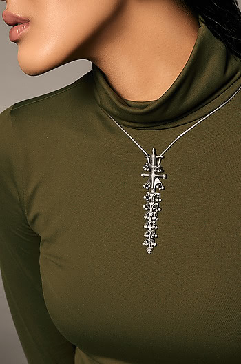 Antique Akkadevi Sword Necklace