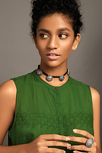Antique Avantika Shield Necklace