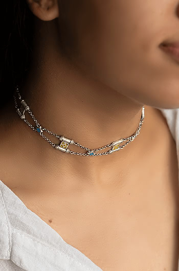 Antique Asat Wall Necklace