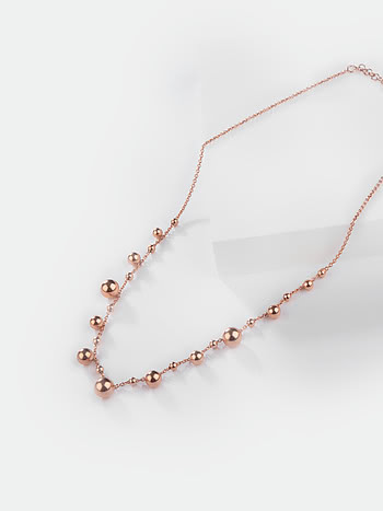 Dance Again Necklace in Rose Gold Plated in 925 Silver