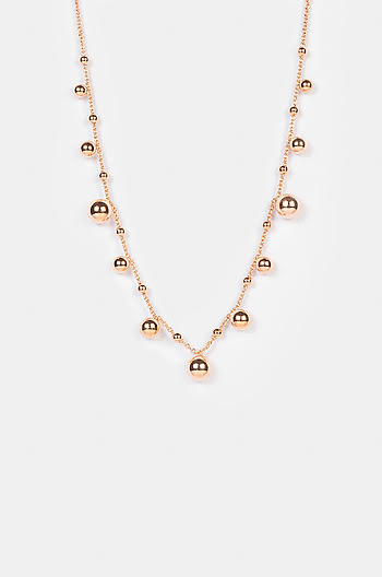 Dance Again Necklace in Rose Gold Plating